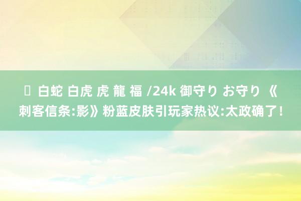 ✨白蛇 白虎 虎 龍 福 /24k 御守り お守り 《刺客信